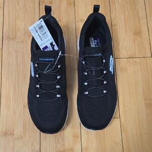 Skechers Women's Black Mesh Sneakers